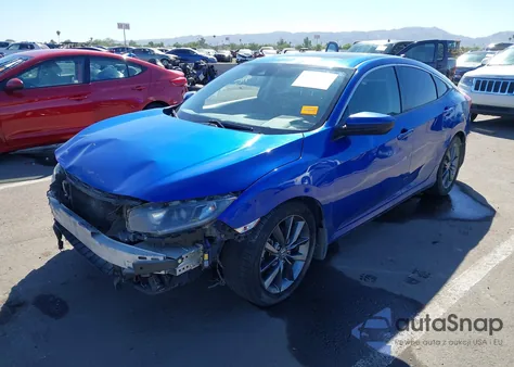 2019 Honda Civic Ex из США, поврежденный, VIN JHMFC1F35KX009441